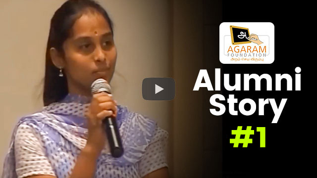 Agaram Alumni Stories #1